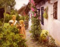 Brendekilde, Hans Anderson - The Cottage Garden